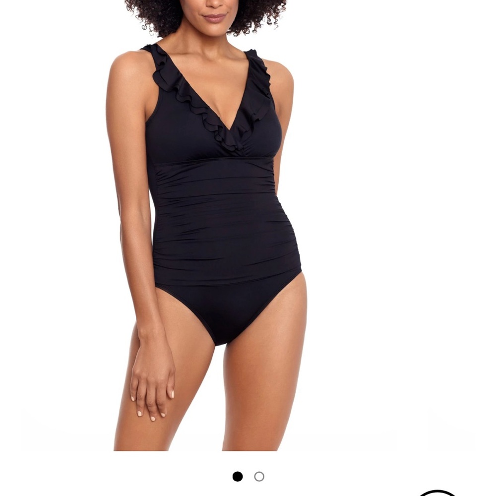 Lauren by Ralph Lauren black swimsuit, size 8